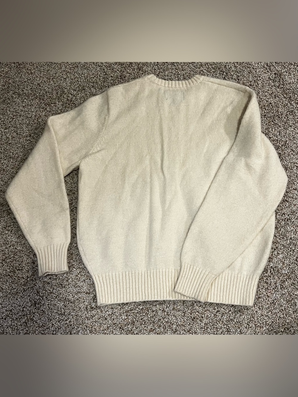 Stussy Off-White Cable Knit Crewneck Sweater - Picture 3 of 7